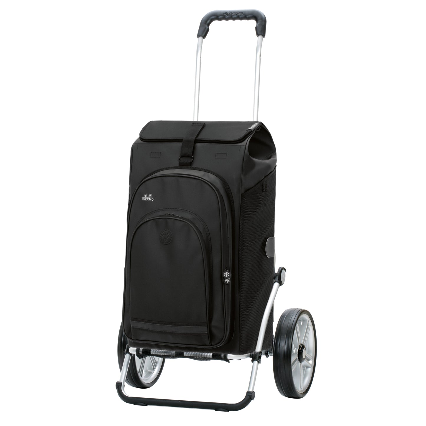 Andersen-Royal Shopper Hydro 3.0 - Schwarz - Kugellagerrad 25 cm-shopping-trolley.ch
