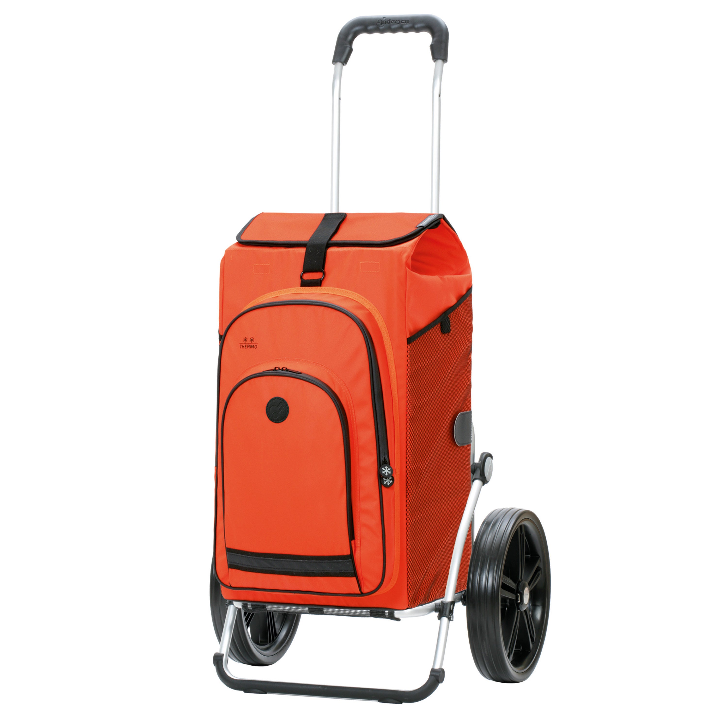 Andersen-Royal Shopper Hydro 3.0 - Orange - Kugellagerrad 29 cm-shopping-trolley.ch