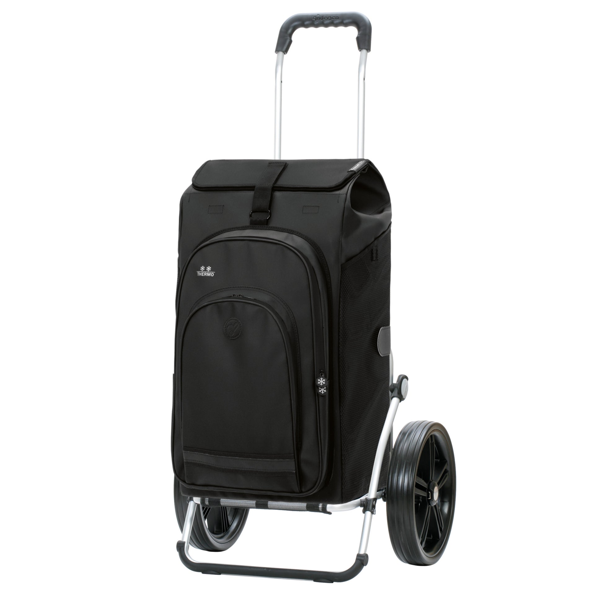 Andersen-Royal Shopper Hydro 3.0 - Schwarz - Kugellagerrad 29 cm-shopping-trolley.ch