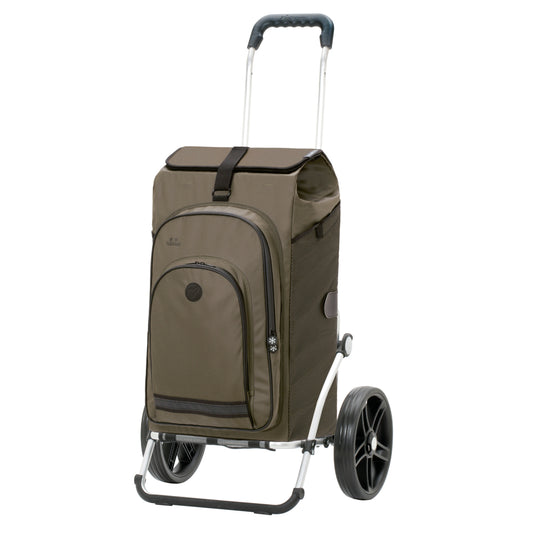 Andersen-Royal Shopper Hydro 3.0 - Oliv - Leichtlaufrad 25 cm-shopping-trolley.ch