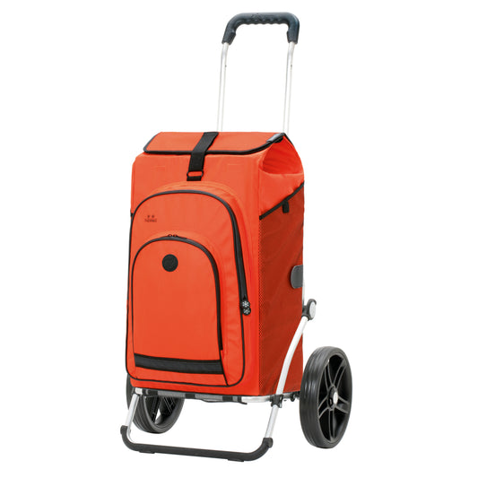 Andersen-Royal Shopper Hydro 3.0 - Orange - Leichtlaufrad 25 cm-shopping-trolley.ch