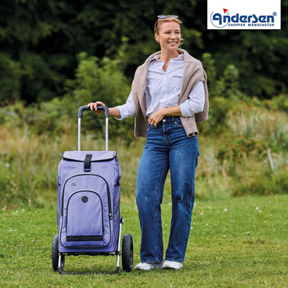Andersen-Royal Shopper Hydro 3.0 - Flieder - Luft-Kugellagerrad 25 cm-shopping-trolley.ch