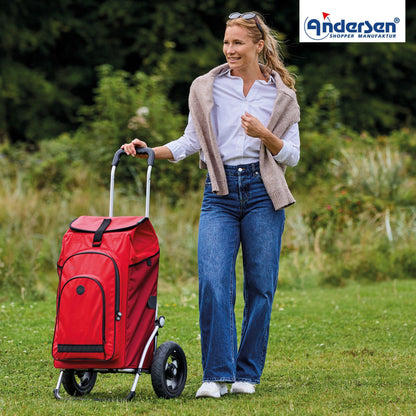 Andersen-Royal Shopper Hydro 3.0 - Rot - Luft-Kugellagerrad 25 cm-shopping-trolley.ch