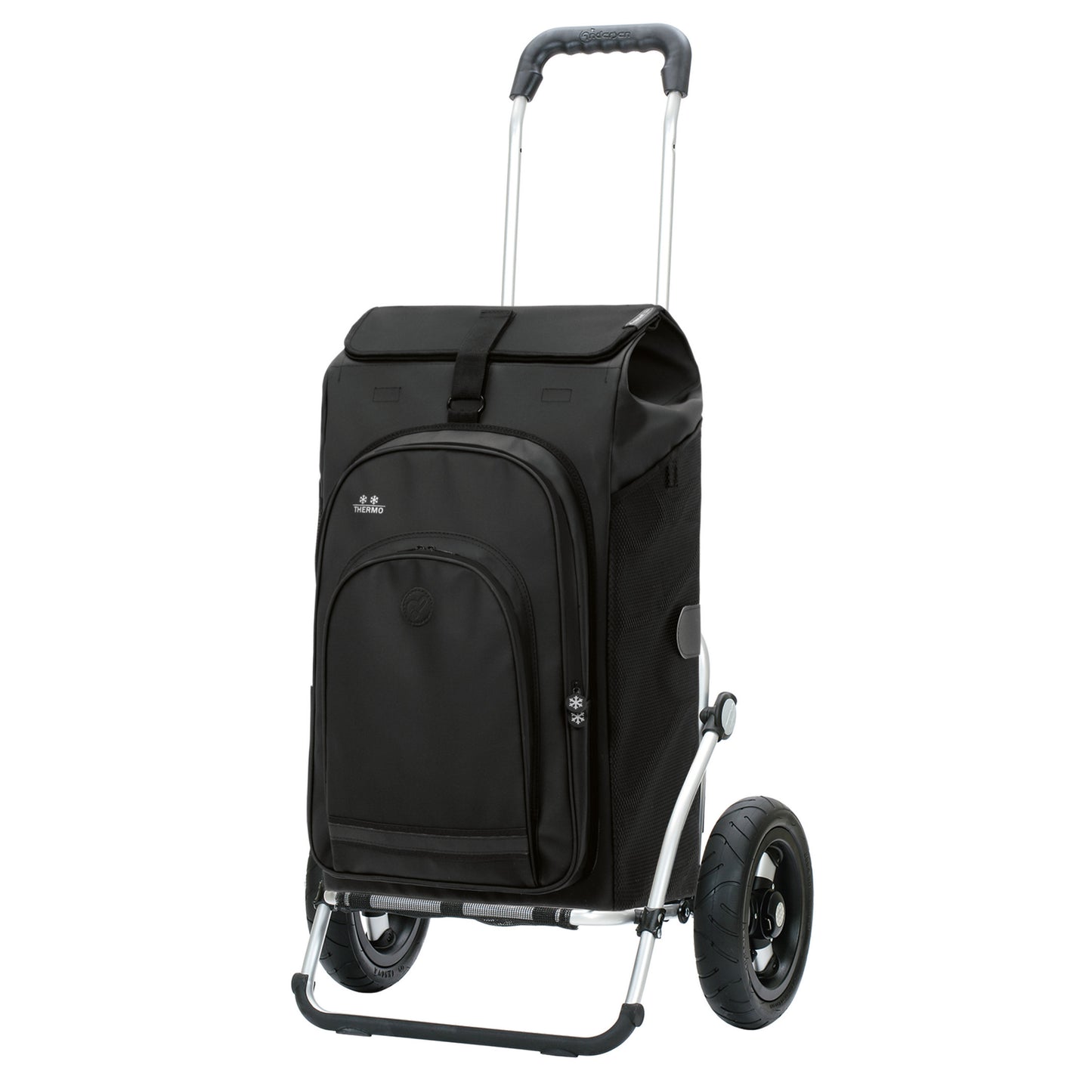 Andersen-Royal Shopper Hydro 3.0 - Schwarz - Luft-Kugellagerrad 25 cm-shopping-trolley.ch
