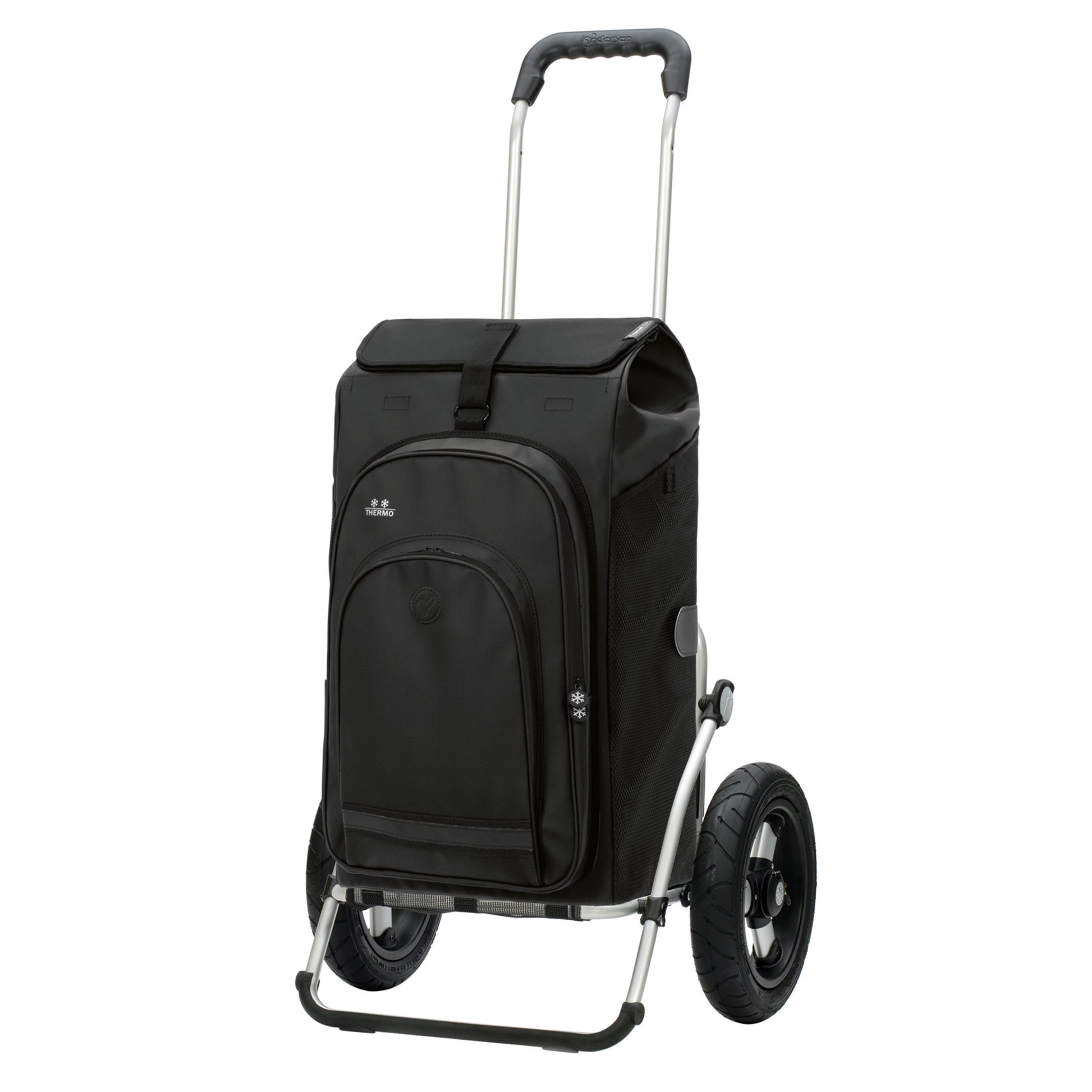Andersen-Royal Shopper Hydro 3.0 - Schwarz - Luft-Kugellagerrad 29 cm-shopping-trolley.ch