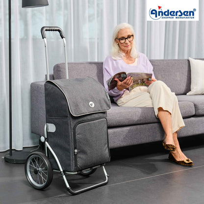 Royal Shopper Ipek Maxi - Anthrazit - Metallspeichenrad 25 cm