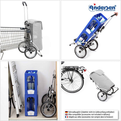 Royal Shopper Ipek Maxi - Anthrazit - Metallspeichenrad 25 cm