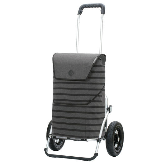 Andersen-Royal Shopper Jelke - Anthrazit - Luft-Kugellagerrad 25 cm-shopping-trolley.ch