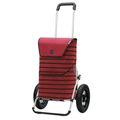 Andersen-Royal Shopper Jelke - Bordeaux - Luft-Kugellagerrad 29 cm-shopping-trolley.ch