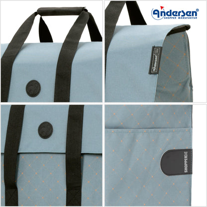 Andersen-Royal Shopper Lisa - Blau - Leichtlaufrad 25 cm-shopping-trolley.ch
