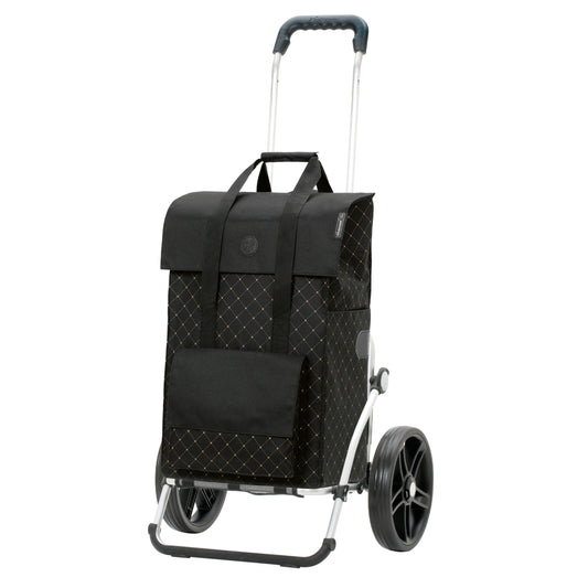 Andersen-Royal Shopper Lisa - Schwarz - Leichtlaufrad 25 cm-shopping-trolley.ch