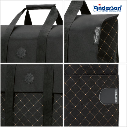 Andersen-Royal Shopper Lisa - Schwarz - Metallspeichenrad 25 cm-shopping-trolley.ch