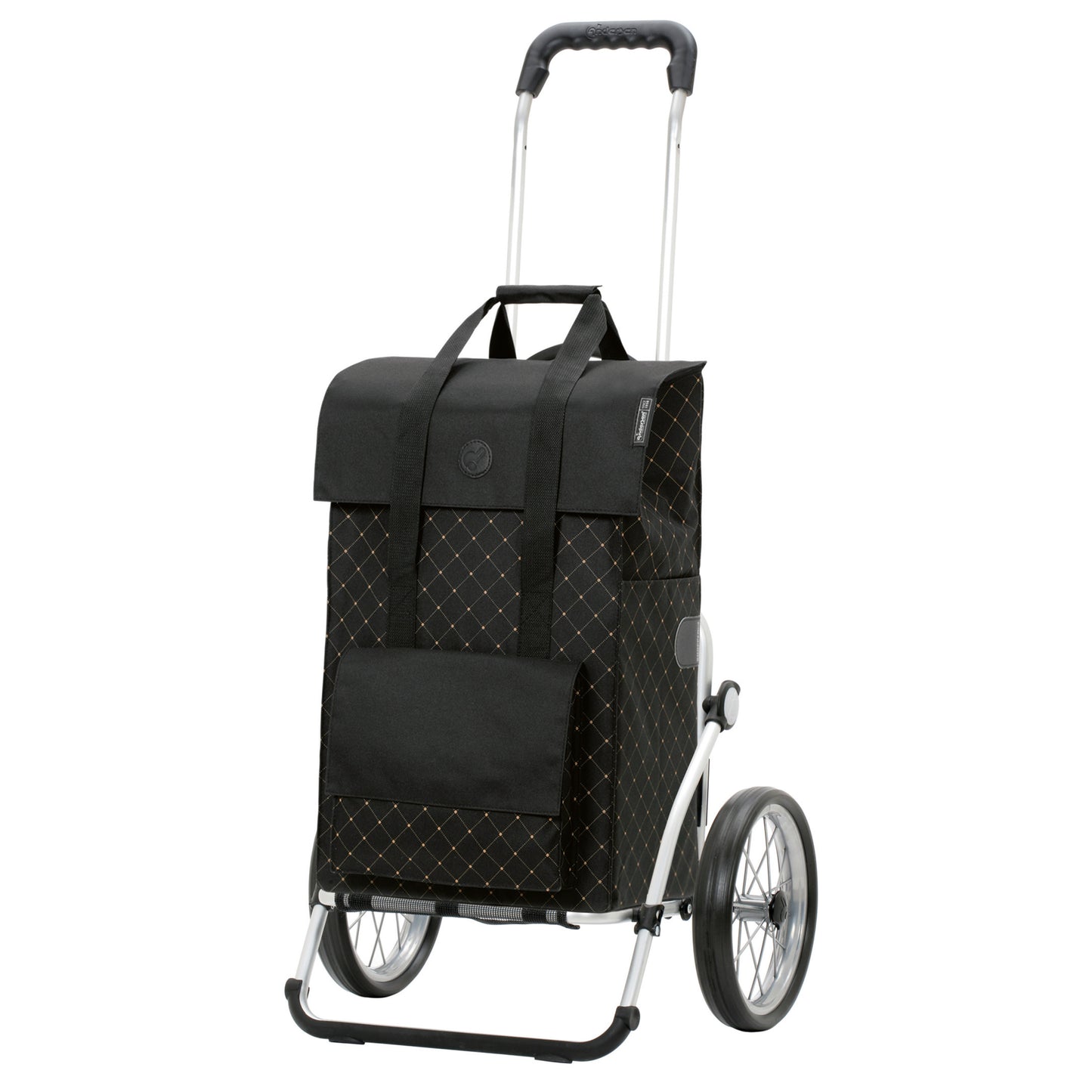 Andersen-Royal Shopper Lisa - Schwarz - Metallspeichenrad 25 cm-shopping-trolley.ch