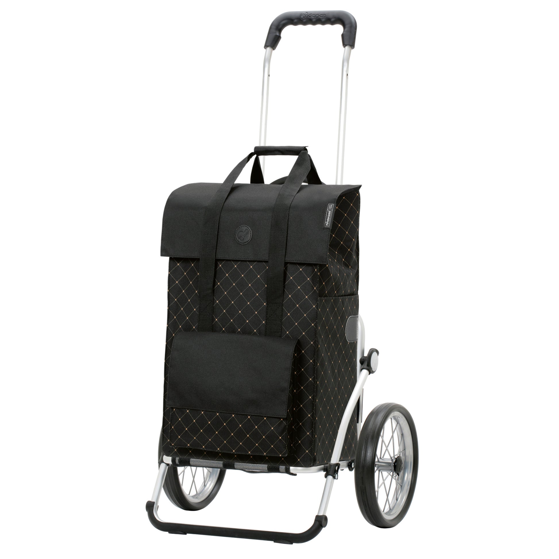 Andersen-Royal Shopper Lisa - Schwarz - Metallspeichenrad 25 cm-shopping-trolley.ch