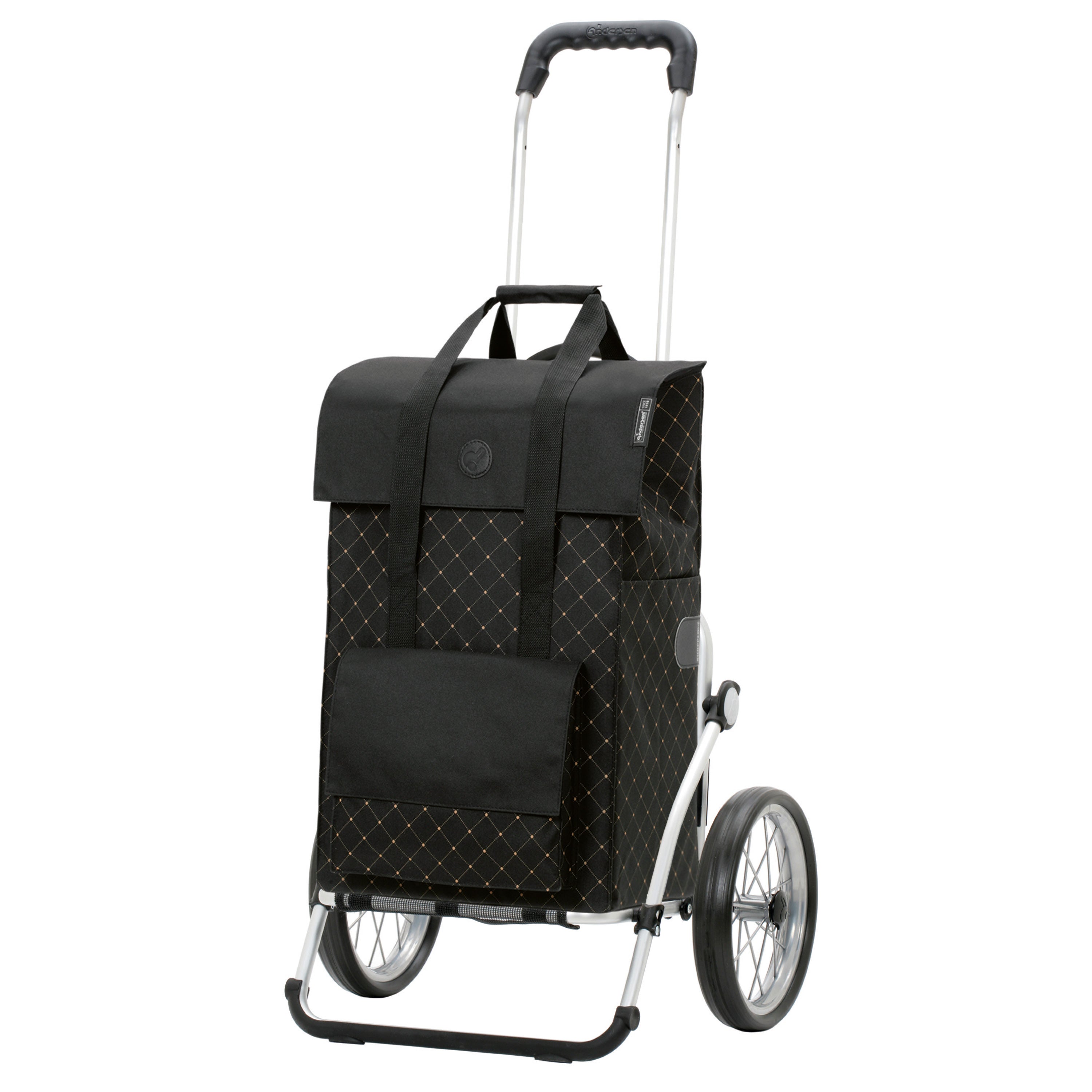 Andersen-Royal Shopper Lisa - Schwarz - Metallspeichenrad 25 cm-shopping-trolley.ch