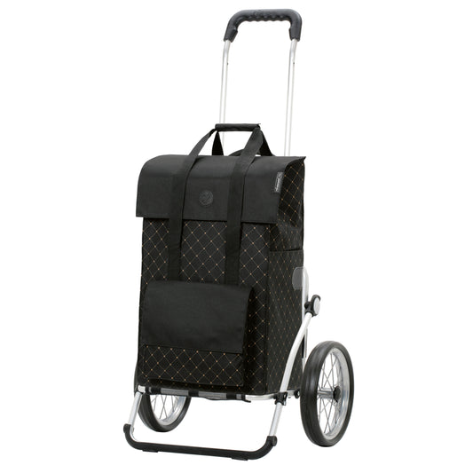 Andersen-Royal Shopper Lisa - Schwarz - Metallspeichenrad 25 cm-shopping-trolley.ch