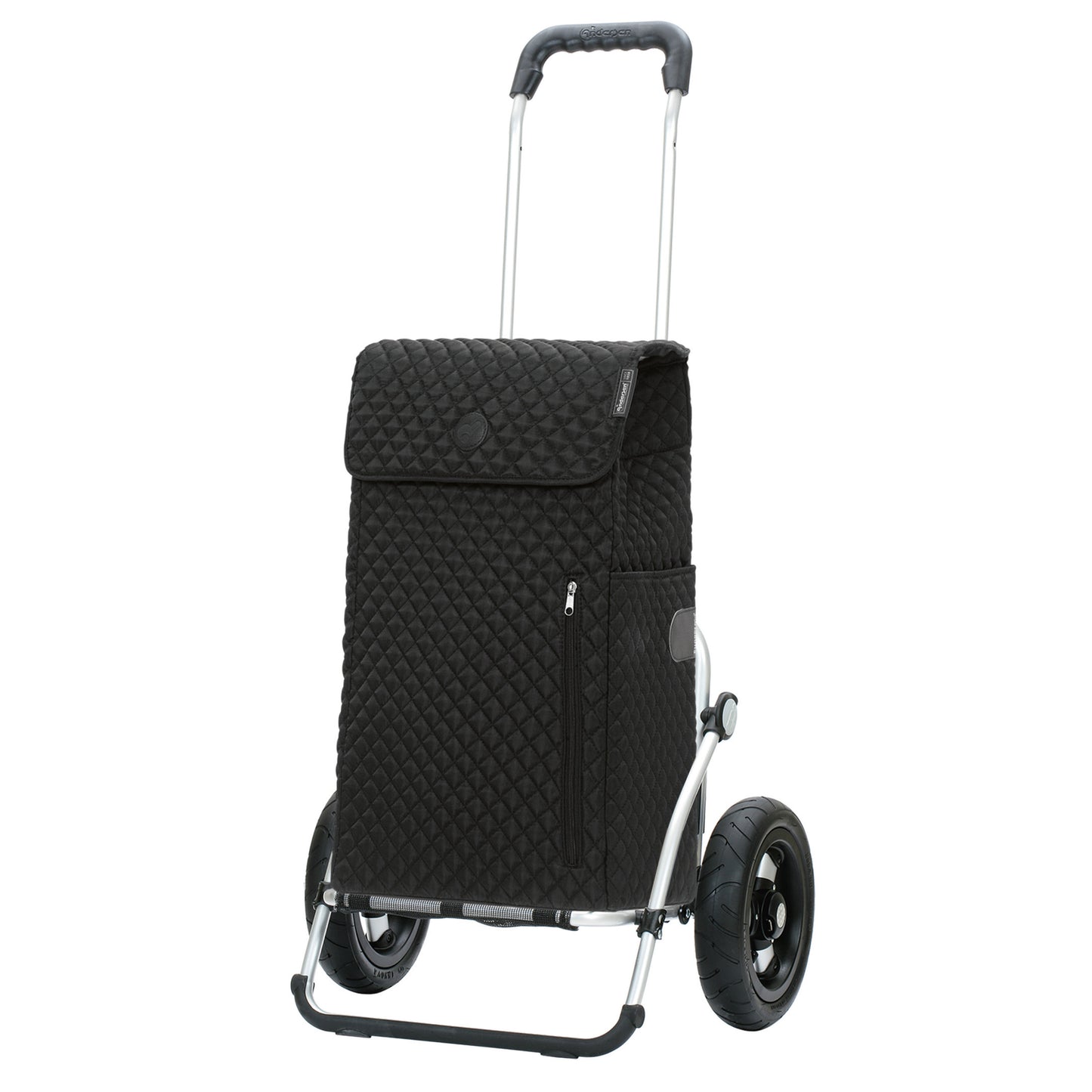 Andersen-Royal Shopper Lissa - Schwarz - Luft-Kugellagerrad 25 cm-shopping-trolley.ch