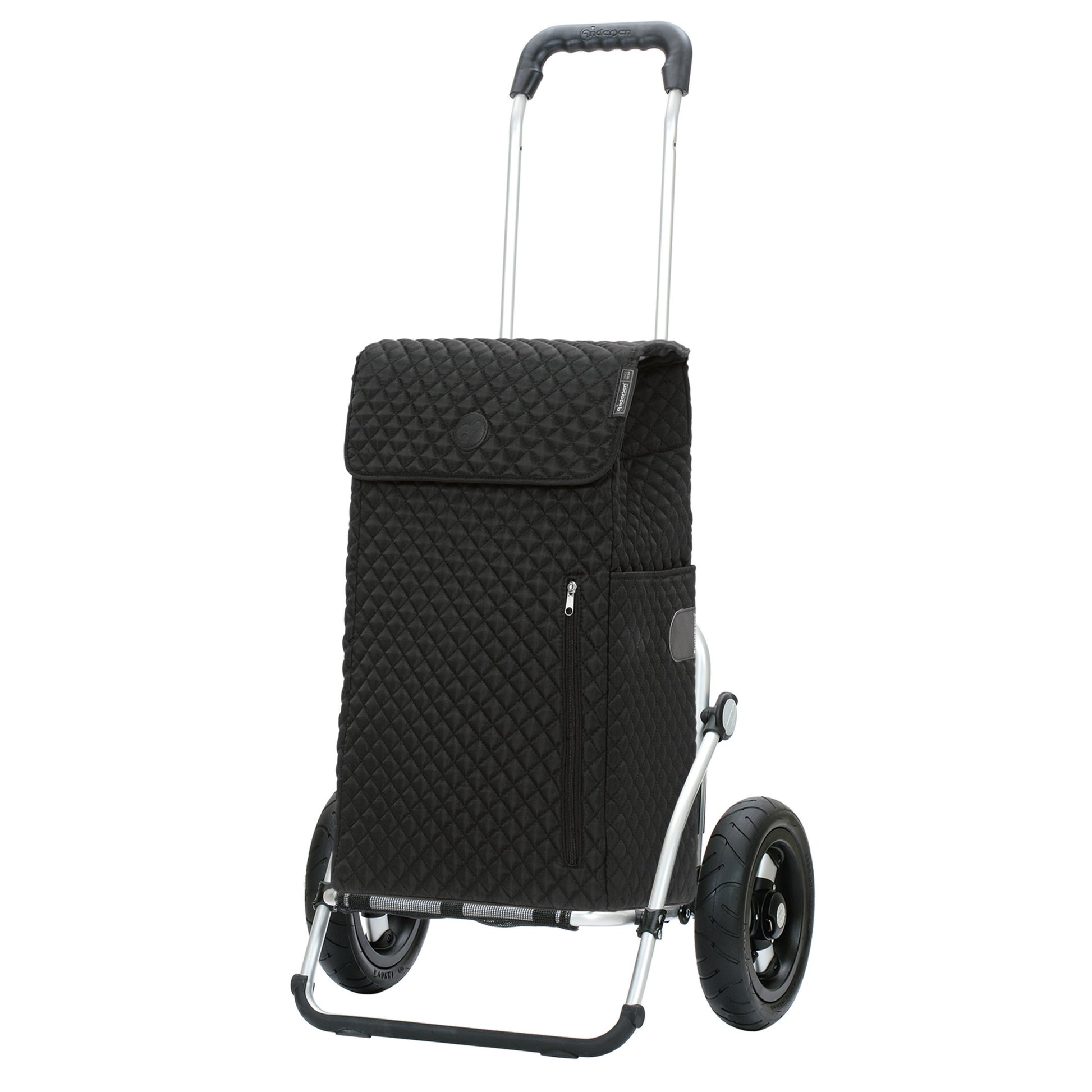 Andersen-Royal Shopper Lissa - Schwarz - Luft-Kugellagerrad 25 cm-shopping-trolley.ch