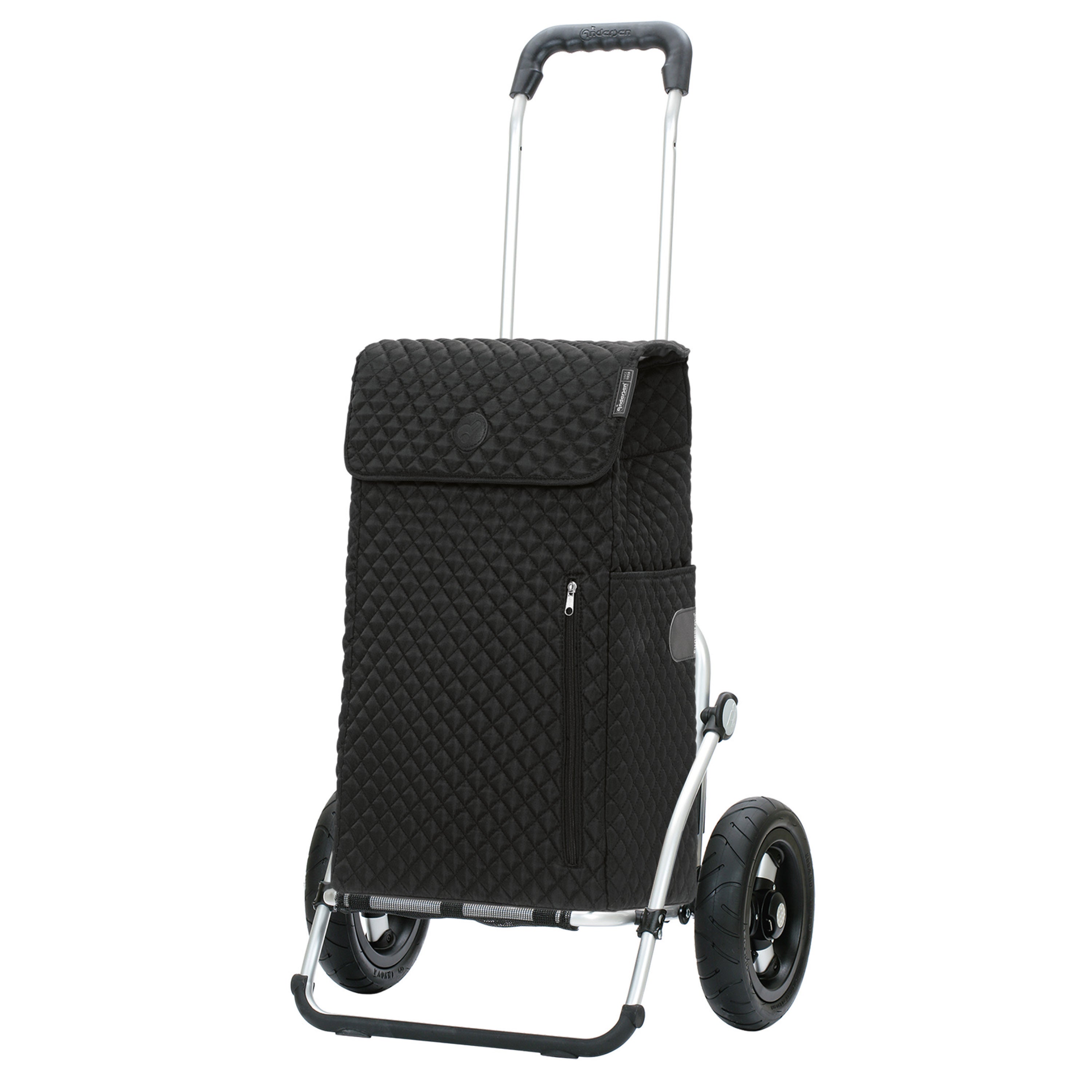 Andersen-Royal Shopper Lissa - Schwarz - Luft-Kugellagerrad 25 cm-shopping-trolley.ch