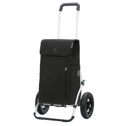 Andersen-Royal Shopper Lissa - Schwarz - Luft-Kugellagerrad 25 cm-shopping-trolley.ch