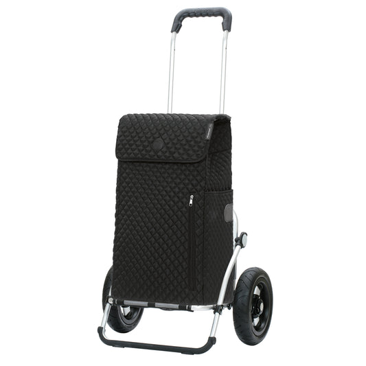 Andersen-Royal Shopper Lissa - Schwarz - Luft-Kugellagerrad 25 cm-shopping-trolley.ch