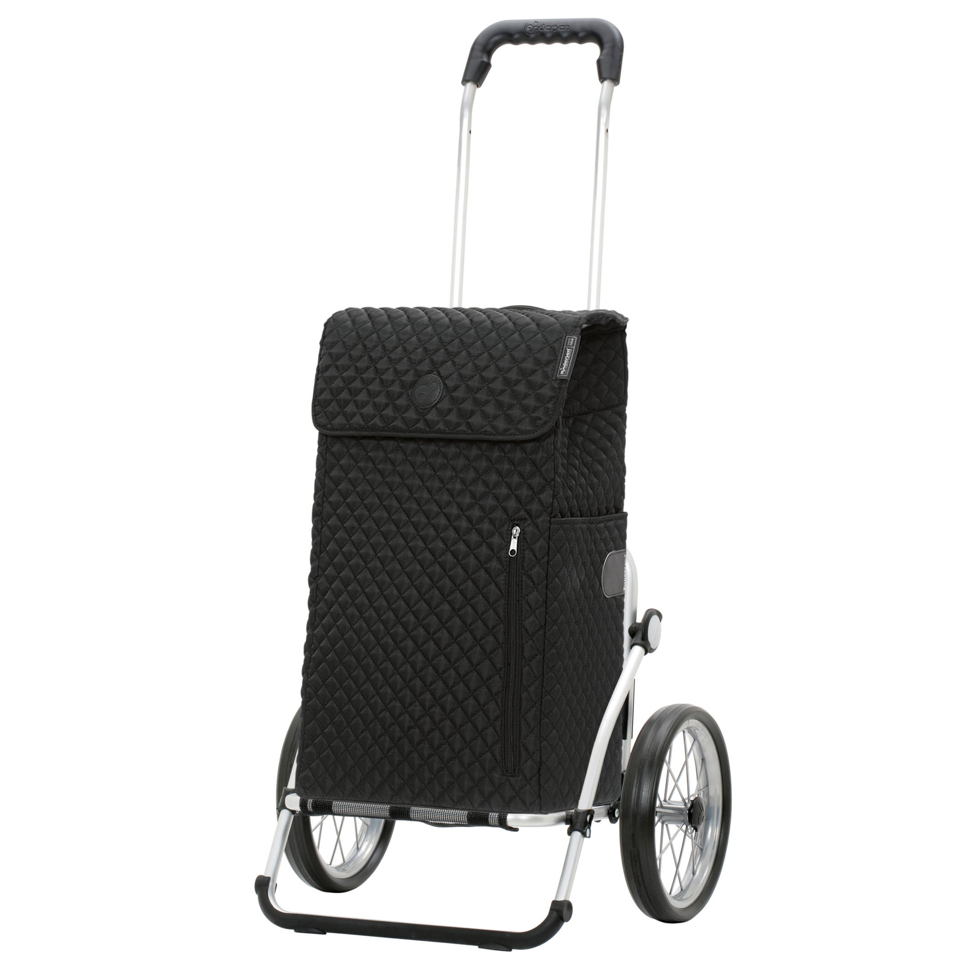 Andersen-Royal Shopper Lissa - Schwarz - Metallspeichenrad 25 cm-shopping-trolley.ch