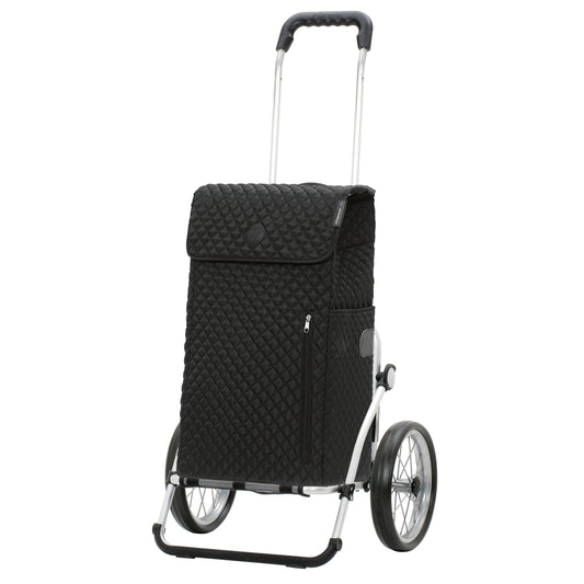 Andersen-Royal Shopper Lissa - Schwarz - Metallspeichenrad 25 cm-shopping-trolley.ch