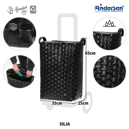 Royal Shopper (Metallspeichenrad 25 cm) Silja - black