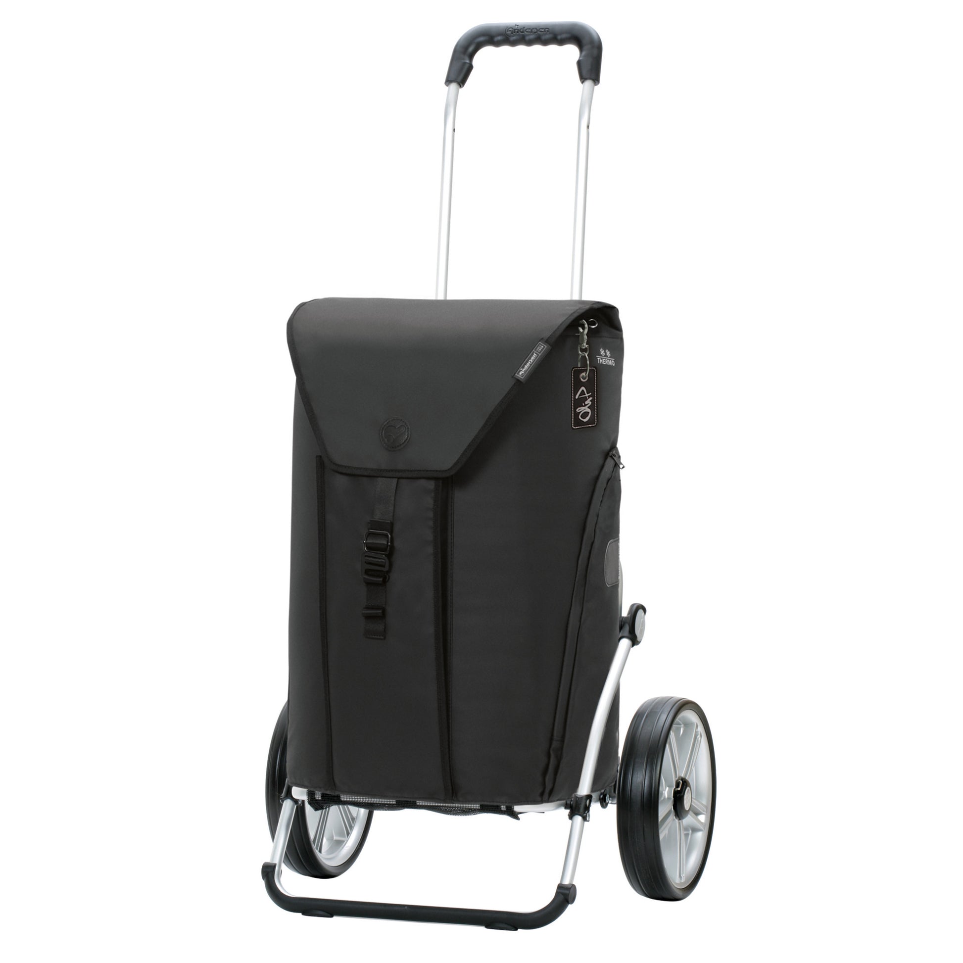 Andersen-Royal Shopper Oli.P 3.0 - Schwarz - Kugellagerrad 25 cm-shopping-trolley.ch