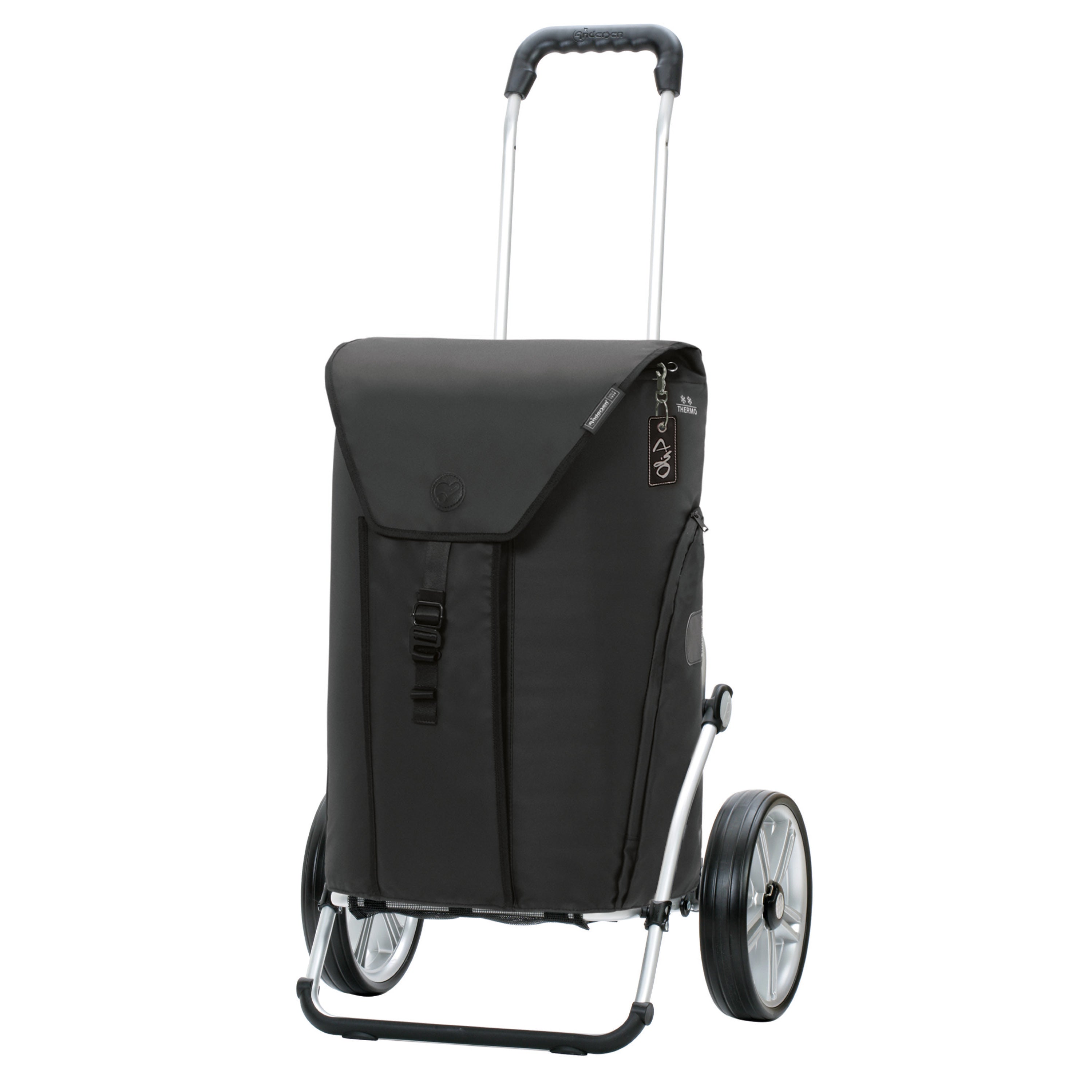 Andersen-Royal Shopper Oli.P 3.0 - Schwarz - Kugellagerrad 25 cm-shopping-trolley.ch