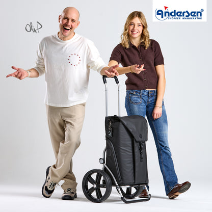 Andersen-Royal Shopper Oli.P 3.0 - Schwarz - Kugellagerrad 29 cm-shopping-trolley.ch