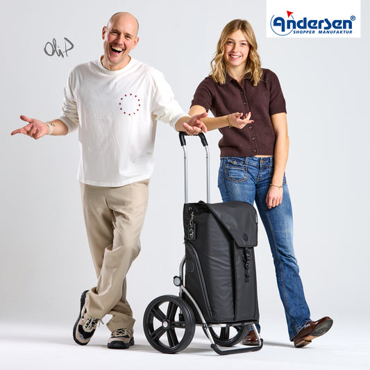Andersen-Royal Shopper Oli.P 3.0 - Schwarz - Kugellagerrad 29 cm-shopping-trolley.ch