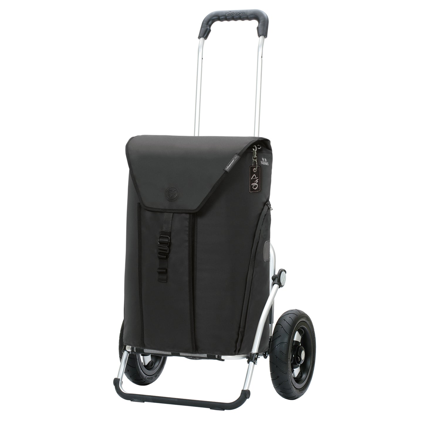 Andersen-Royal Shopper Oli.P 3.0 - Schwarz - Luft-Kugellagerrad 25 cm-shopping-trolley.ch