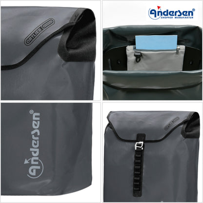 Andersen-Royal Shopper (Kugellagerrad 25 cm) Ortlieb - anthrazit-shopping-trolley.ch