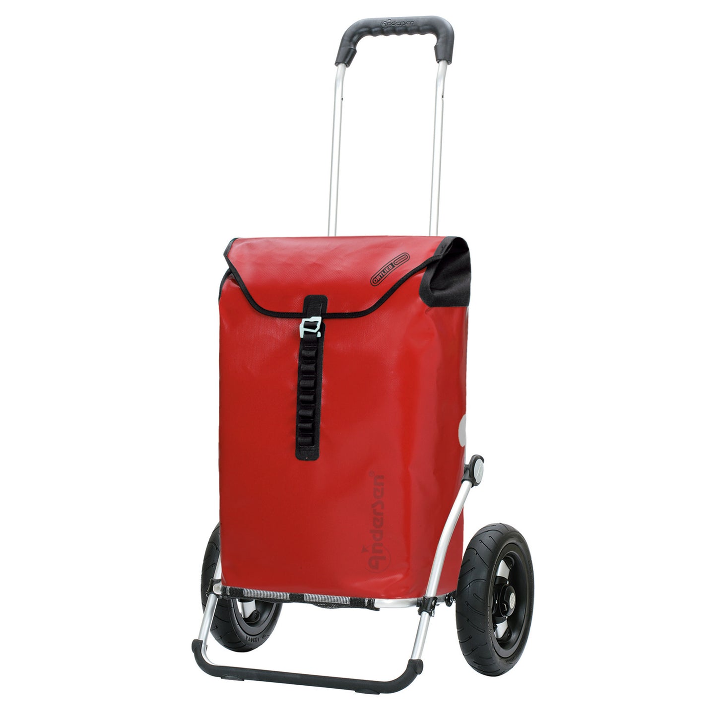 Andersen-Royal Shopper (Luft-Kugellagerrad 25 cm) Ortlieb - rot-shopping-trolley.ch