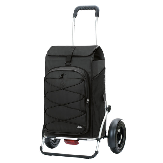 Andersen-Royal Shopper Plus Fado 3.0 - Schwarz - Luft-Kugellagerrad 25 cm-shopping-trolley.ch