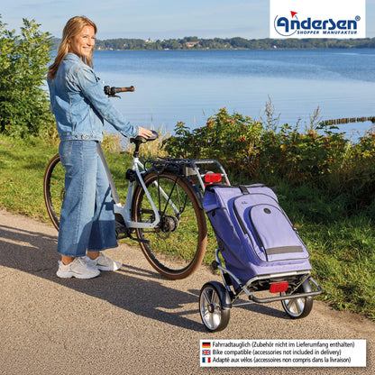 Andersen-Royal Shopper Plus Hydro 3.0 - Flieder - Kugellagerrad 25 cm-shopping-trolley.ch
