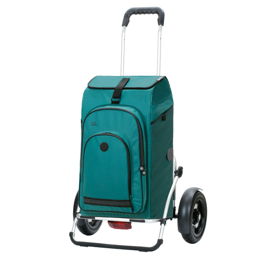 Andersen-Royal Shopper Plus Hydro 3.0 - Petrol - Luft-Kugellagerrad 25 cm-shopping-trolley.ch