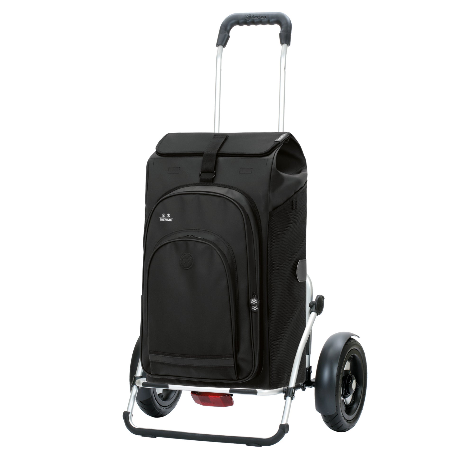 Andersen-Royal Shopper Plus Hydro 3.0 - Schwarz - Luft-Kugellagerrad 25 cm-shopping-trolley.ch