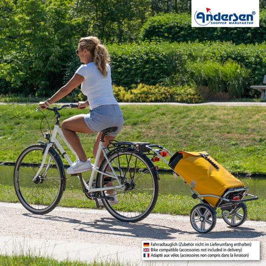 Andersen-Royal Shopper Plus (Kugellagerrad 25 cm) Ortlieb - gelb-shopping-trolley.ch