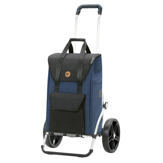 Andersen-Royal Shopper Senta 2.0 - Blau - Leichtlaufrad 25 cm-shopping-trolley.ch