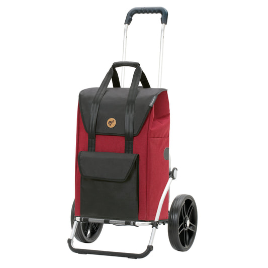 Andersen-Royal Shopper Senta 2.0 - Rot - Leichtlaufrad 25 cm-shopping-trolley.ch