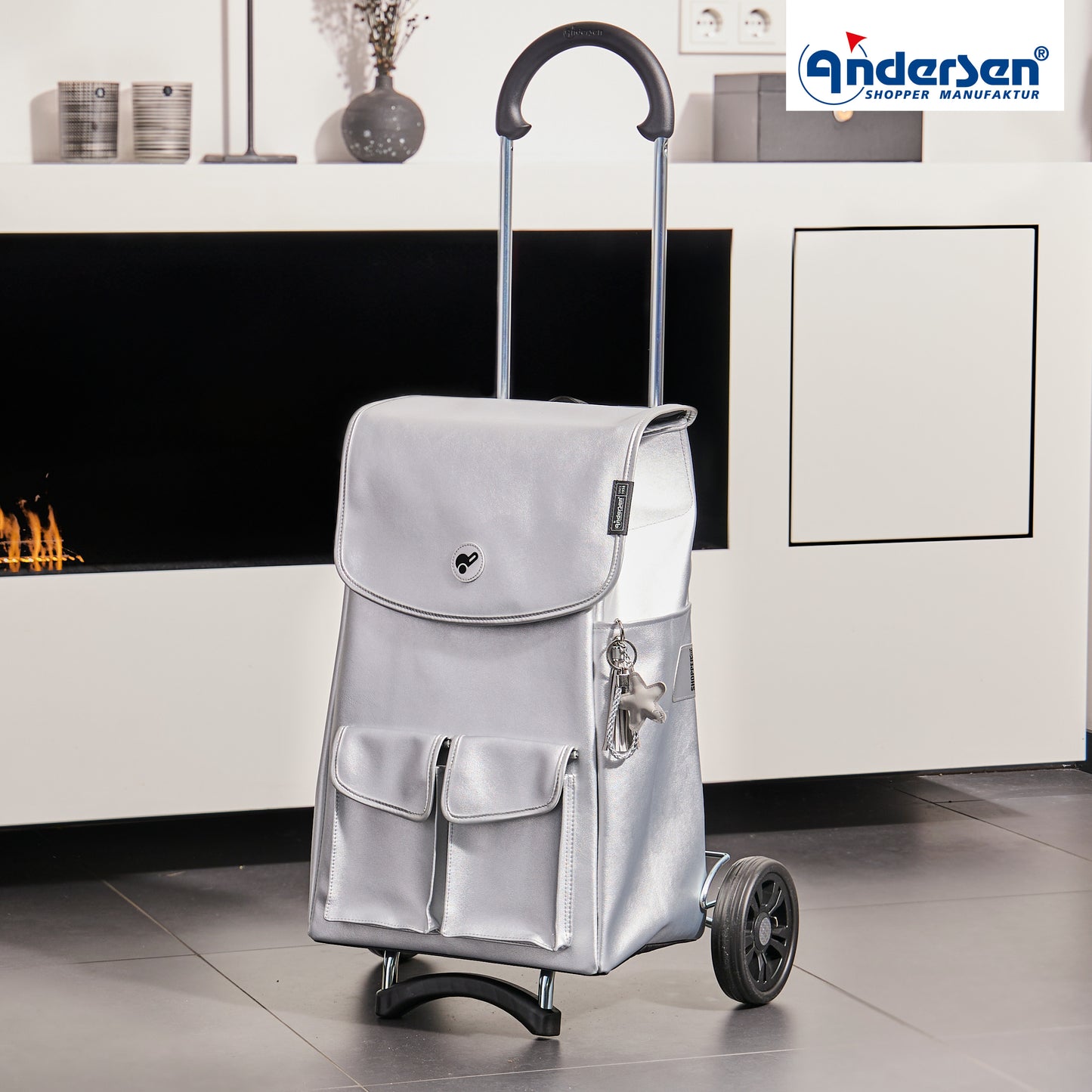 Andersen-Scala Shopper Abbo - Silber-shopping-trolley.ch