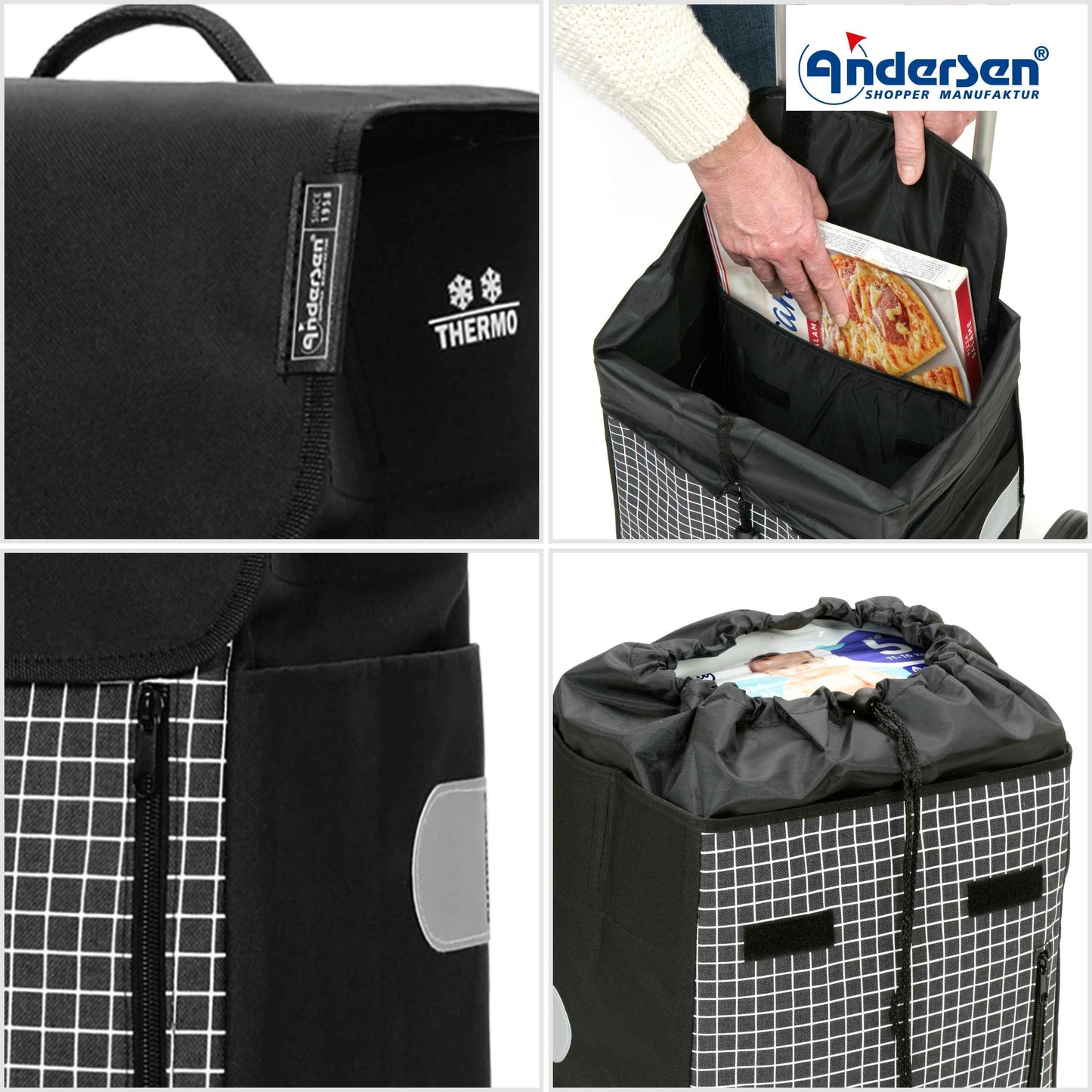 Scala Shopper Hente - schwarz