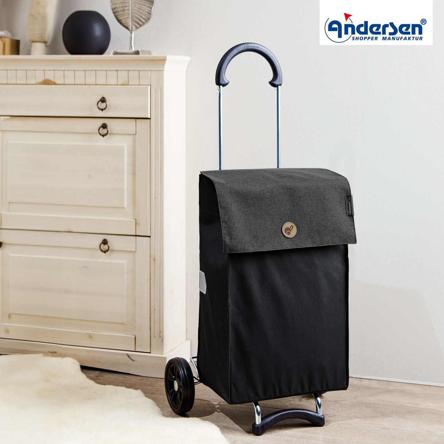 Andersen-Scala Shopper Hera - schwarz-shopping-trolley.ch