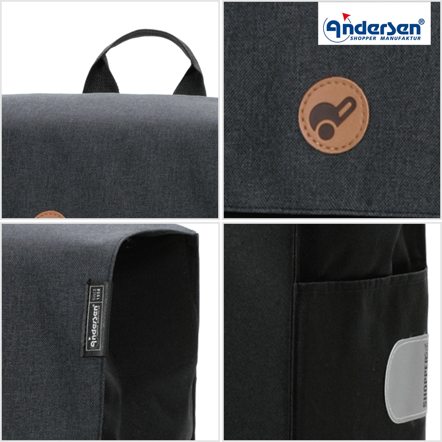 Andersen-Scala Shopper Hera - schwarz-shopping-trolley.ch