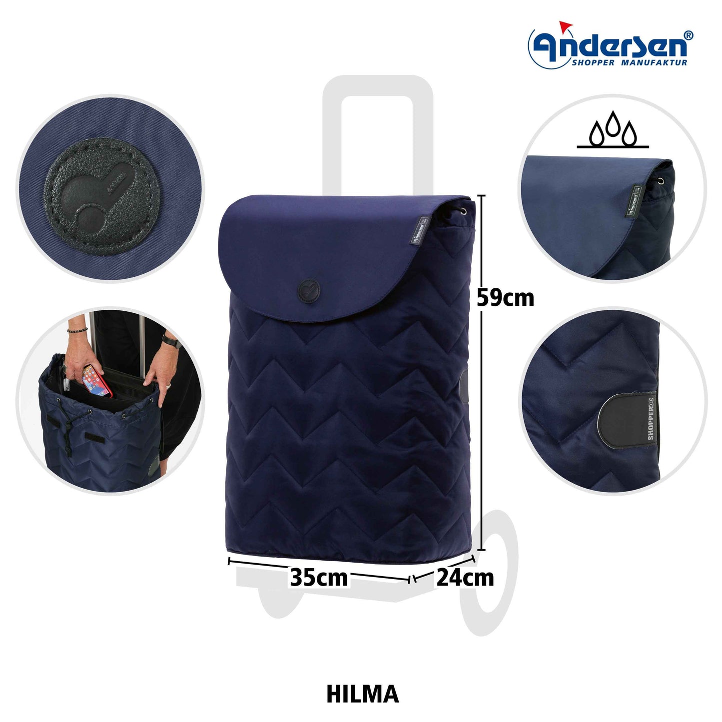 Scala Shopper Hilma - Blau