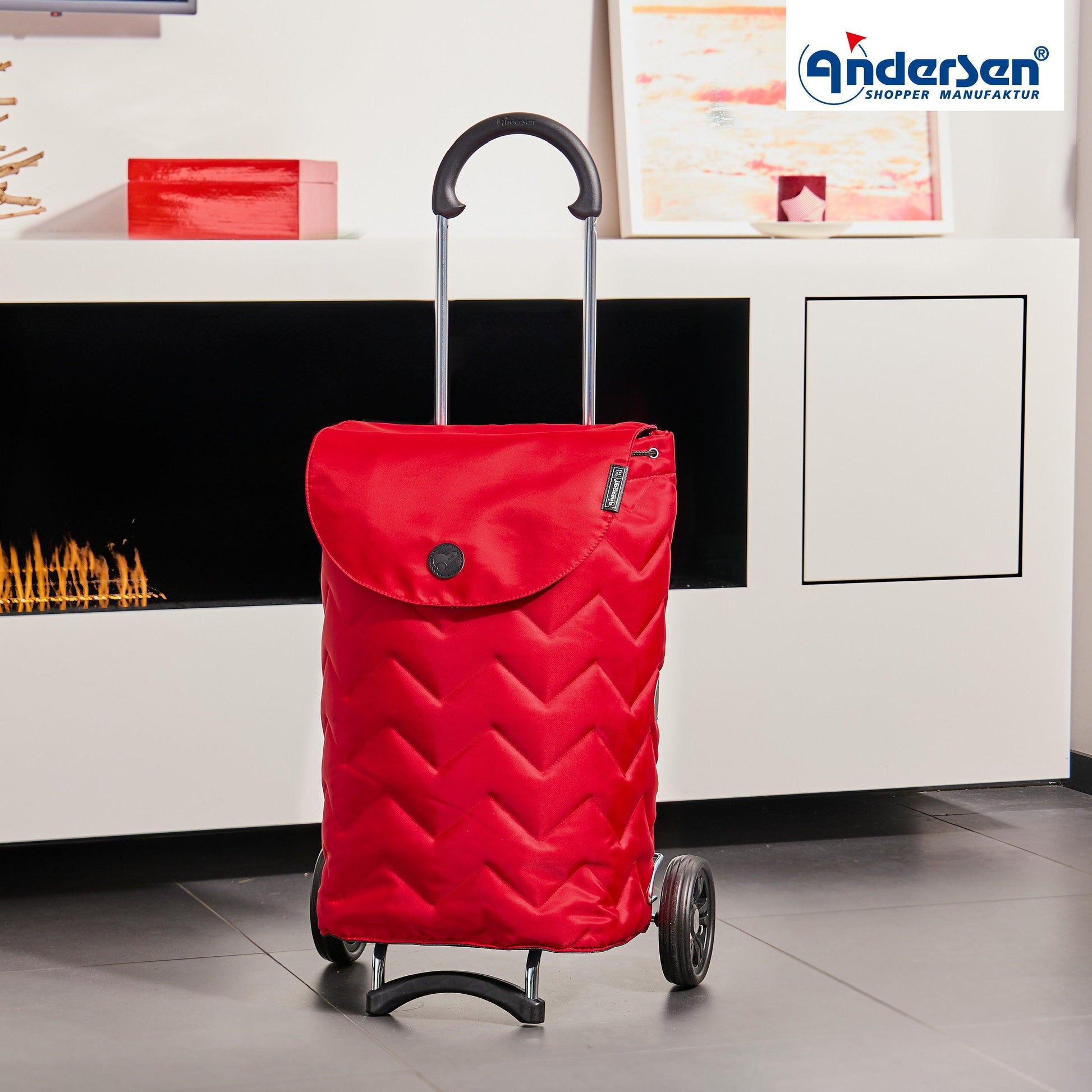 Andersen-Scala Shopper Hilma - Rot-shopping-trolley.ch