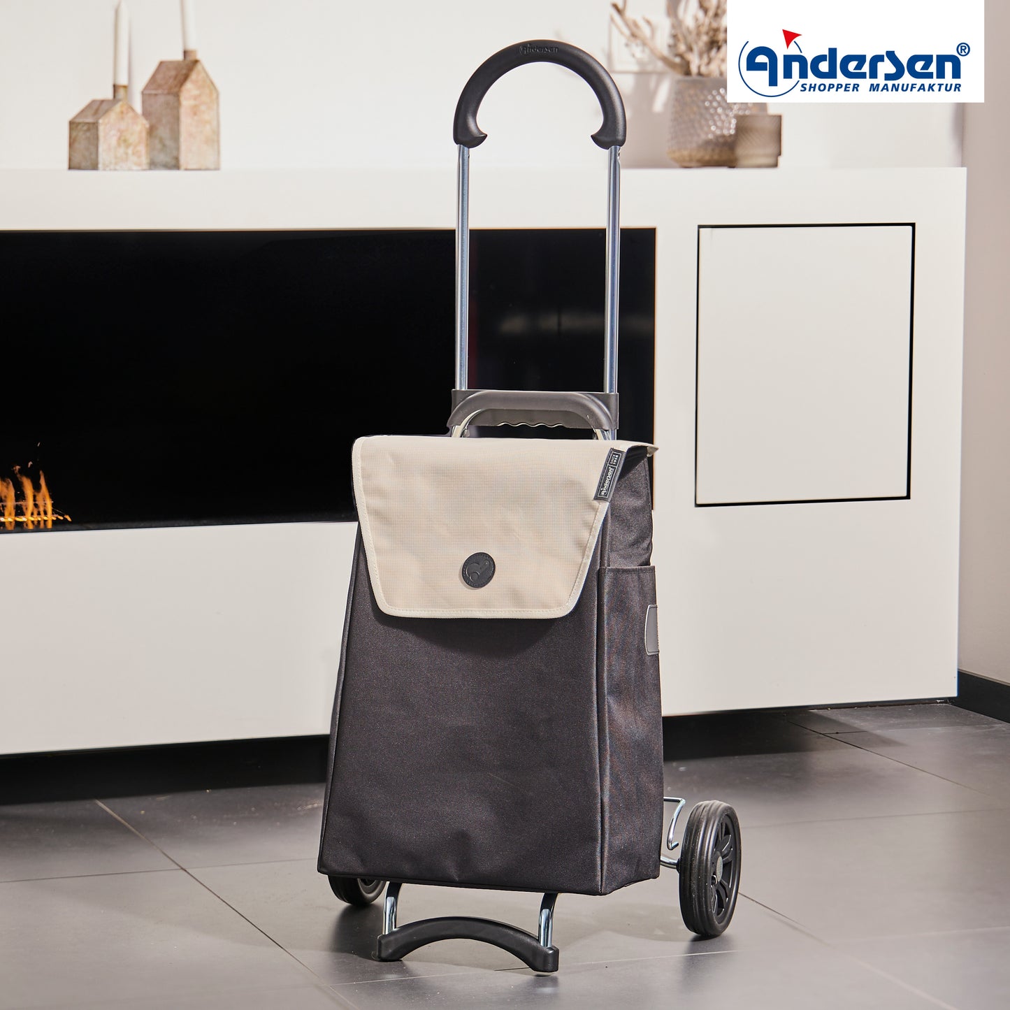 Andersen-Scala Shopper Jano - Creme-shopping-trolley.ch