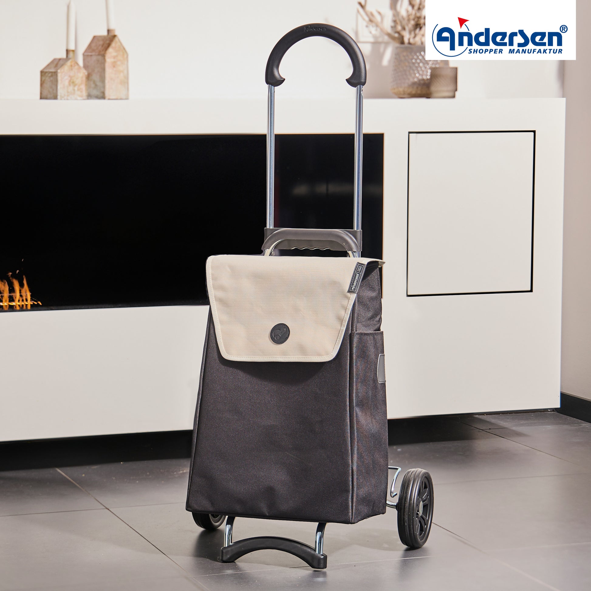 Andersen-Scala Shopper Jano - Creme-shopping-trolley.ch
